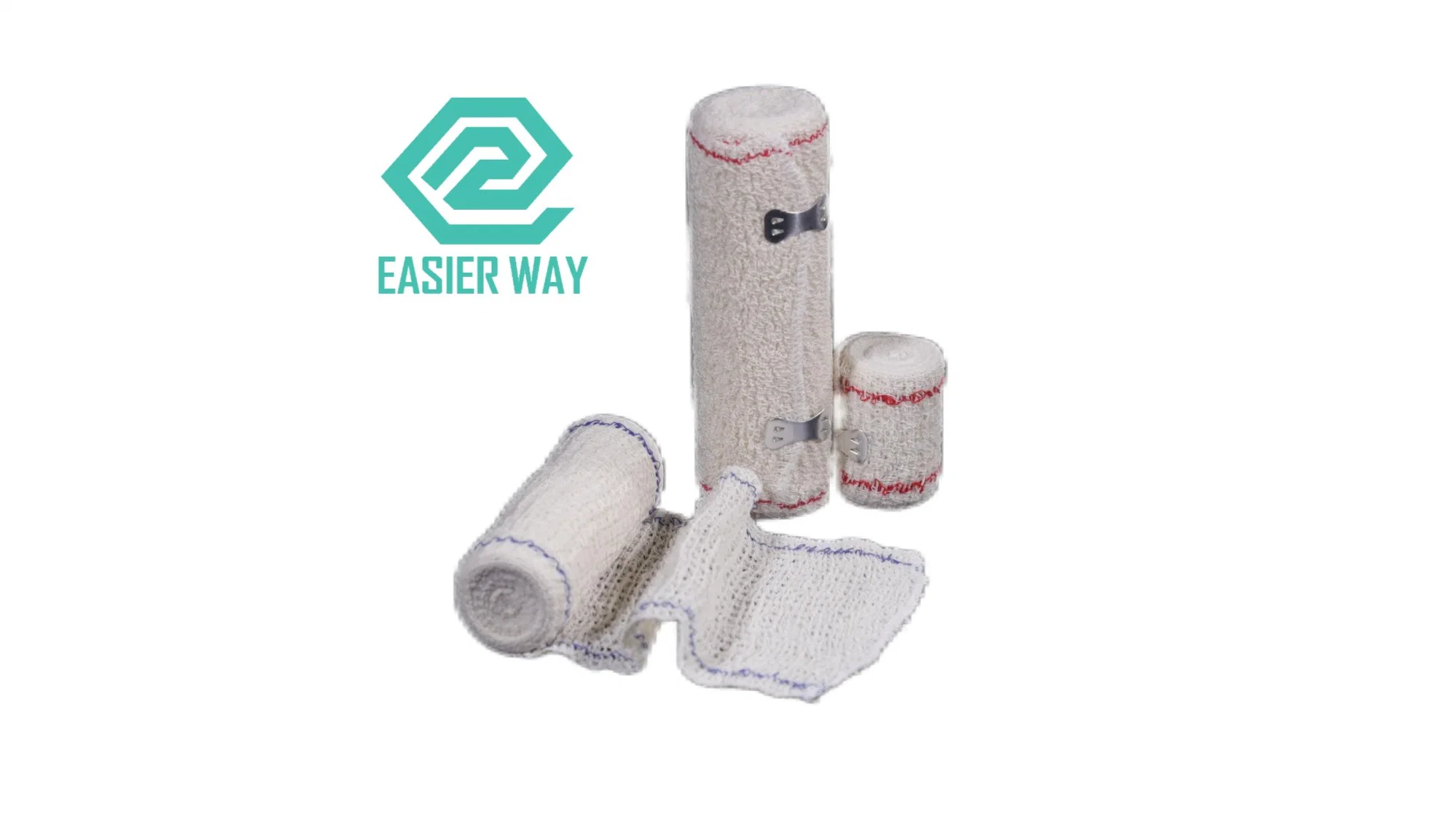 Medical Cotton Elastic Crepe Bandage with ISO