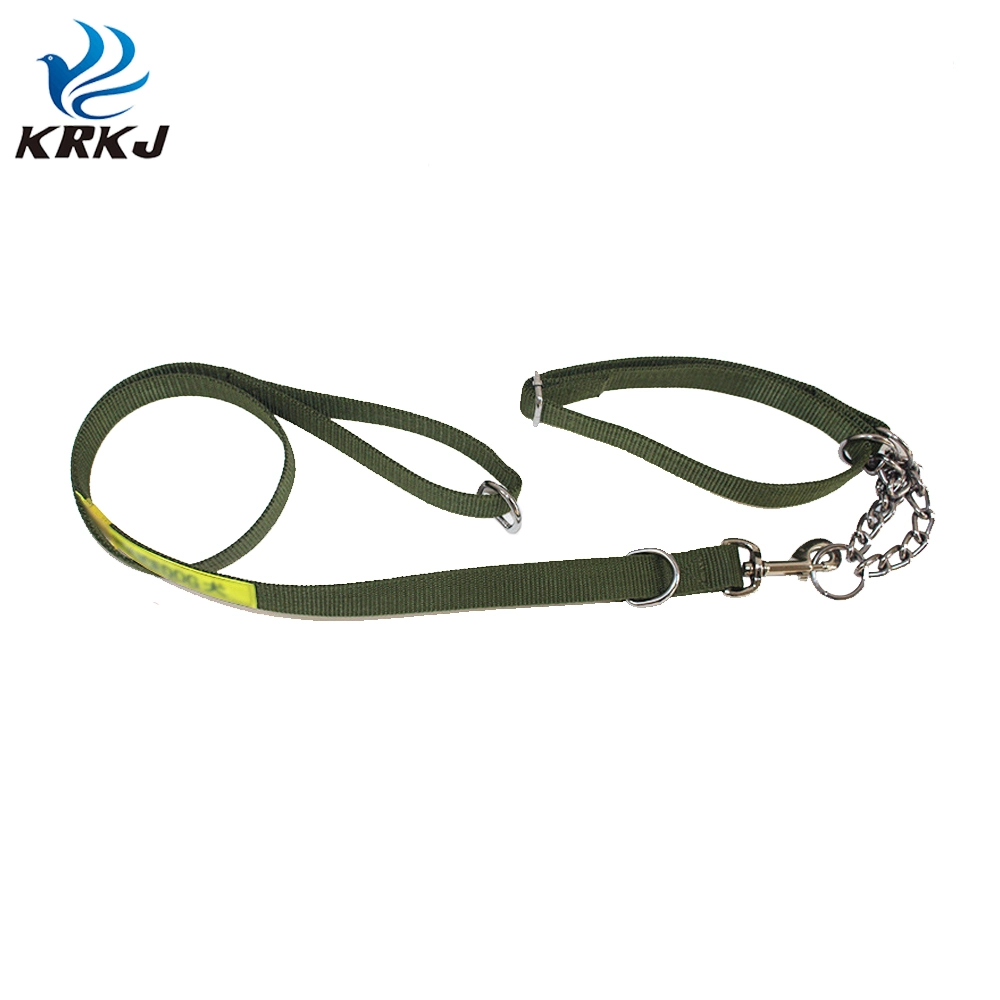 Tc1114 Good Quality Wholesale Tactical Dog Reflective Leash and Collar Lead Set