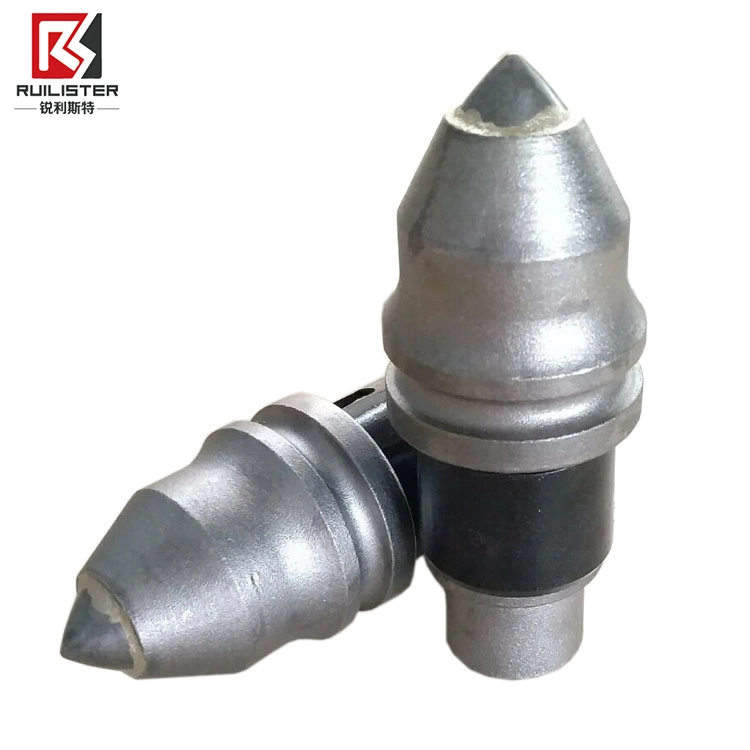 Construction Machine Parts Ruilister Bullet Teeth B47K22h Rock Drill Tool for Rotary Drilling Rig