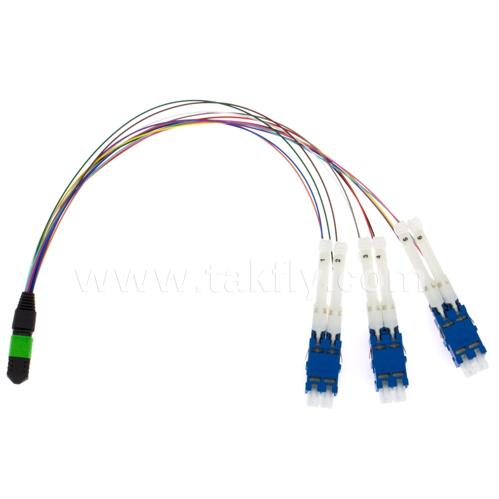 Conector do cabo de MPO MPO/MPO-MPO+SC/MPO dobrar o cabo de fibra óptica de Inicialização