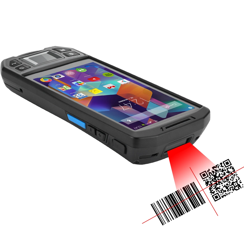 PDA raboteux Barcode Scanner Android avec Fingerprint 13.56MHz Lecteur RFID