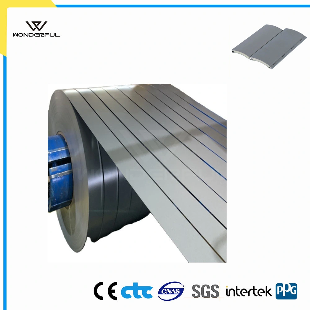 3105 Wooden Gain Color Pupa Aluminum Strip for Rolling Shutter Door