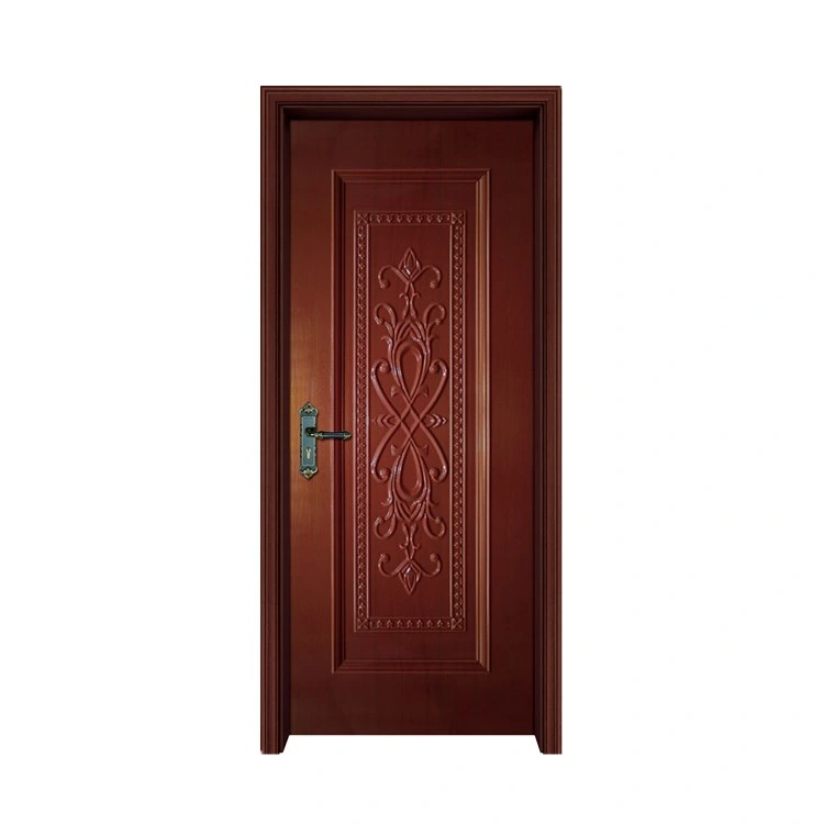 Shengyifa Factory Sales PVC Finished Interior WPC Wood Panel Door for Hotel