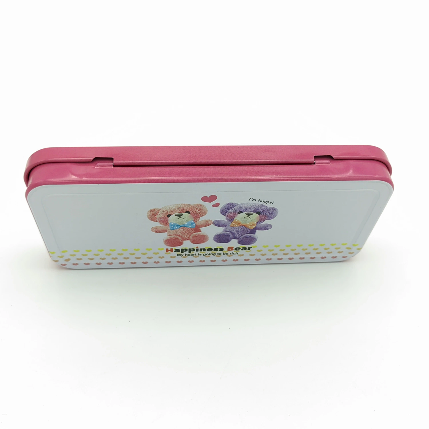 Popular Style Zippered Tin Case Pencil Box Pencil Case Tin Box