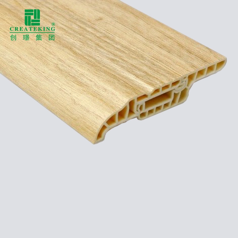 High Quality Cobinted Click Installnation PVC Floor Decorative Skirting Board