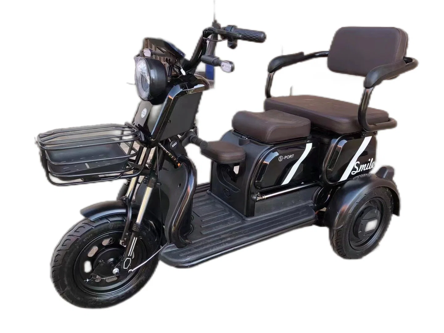 Electric Tricycle 500W Motor 3 Wheel Trike CE with for Adult Passenger and Cargo Carry