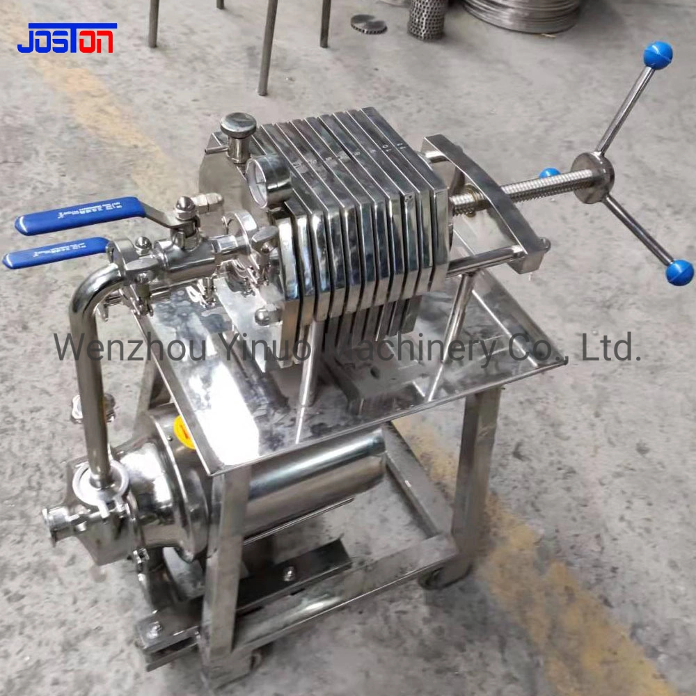 Joston Small Scale Plate and Frame Pressure Edible Oil Filter Machines for Sludge Dewatering