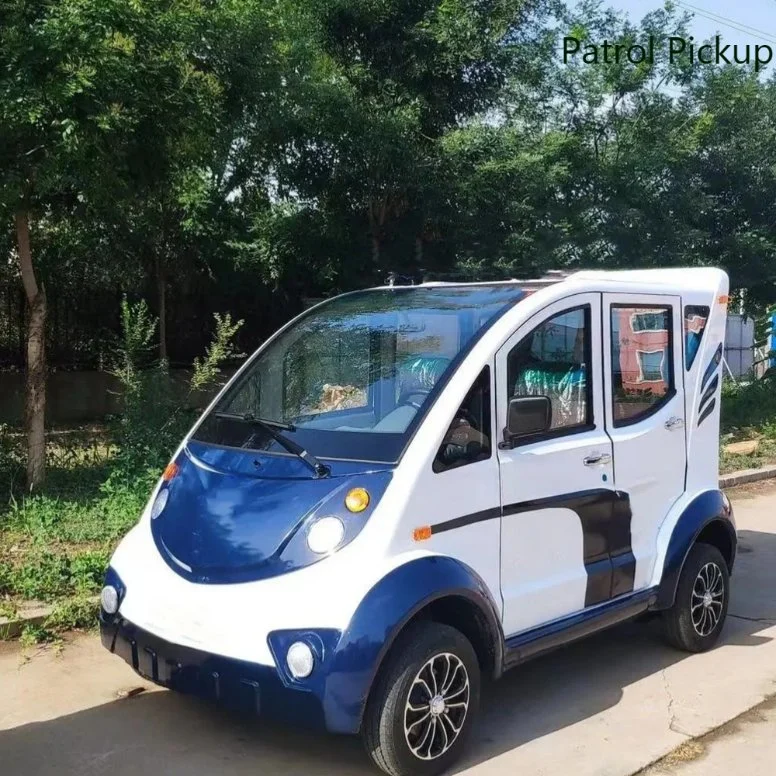 4 Seats Patrol Car Electric Van Security Car for Sale