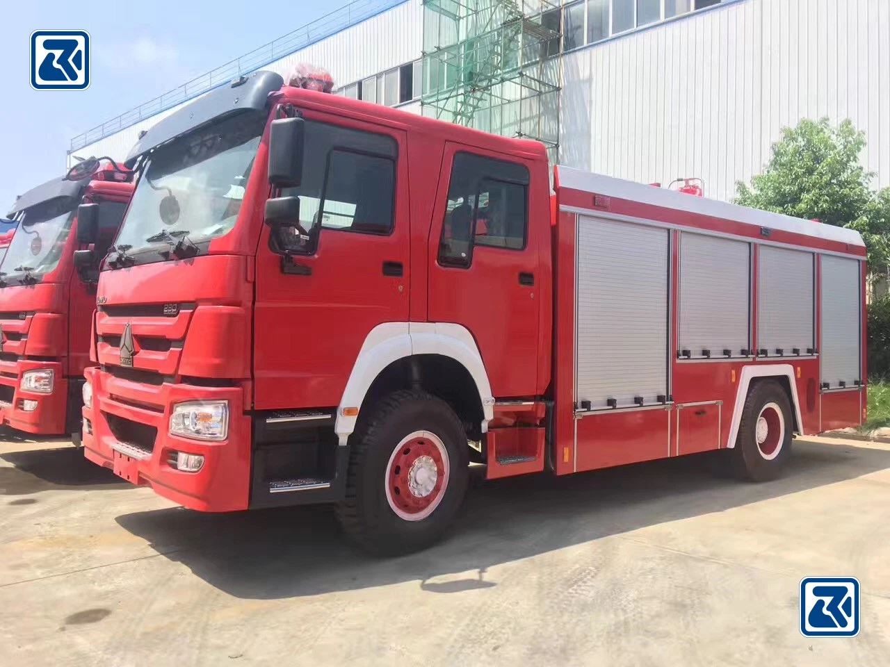 Incêndio HOWO água de salvamento/Tanque de Espuma 8000 litros Incêndios Veículo