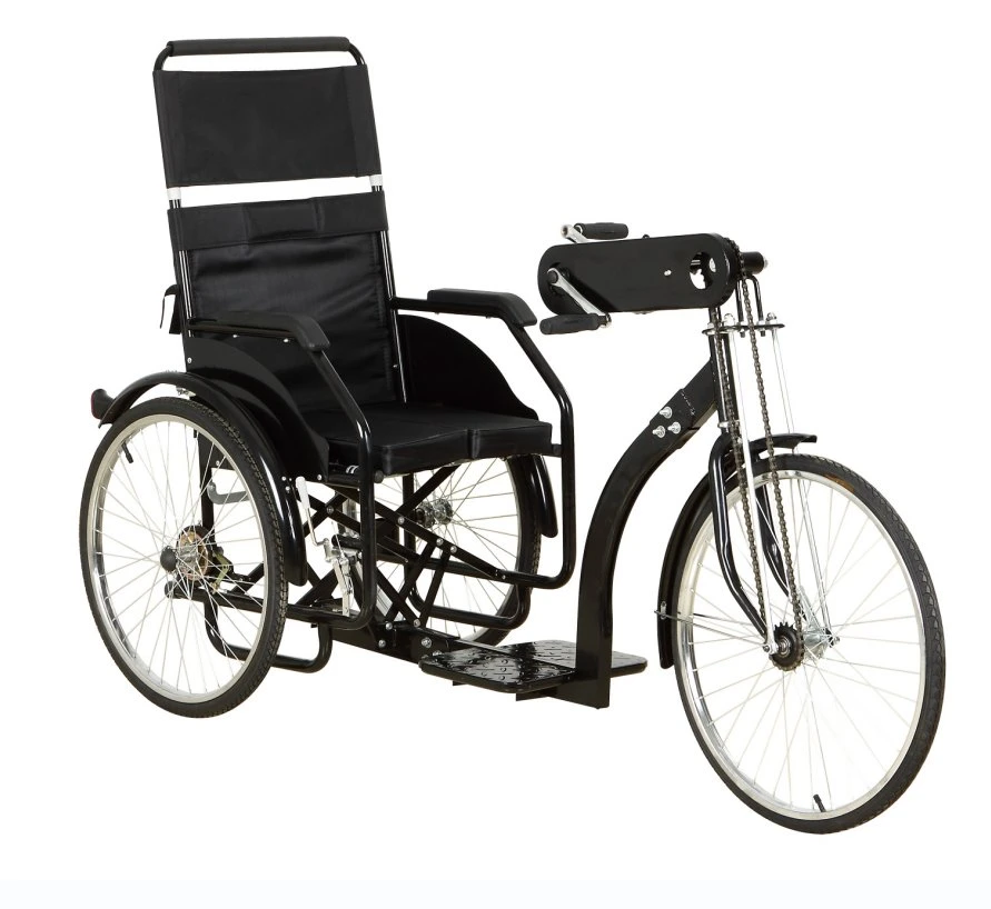 Mini scooter Eléctrica de três rodas Triky passageiro confortável triciclo Handbike Bicicleta para cadeira de rodas