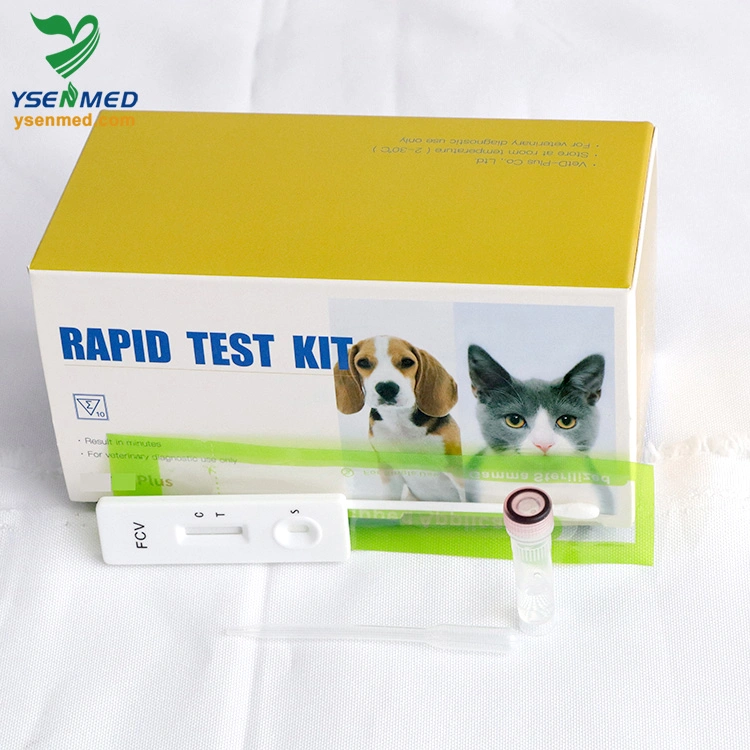 المعدات الطبية الطب البيطري FCV AG Feline Calicicivirus Antigen Rapid Test