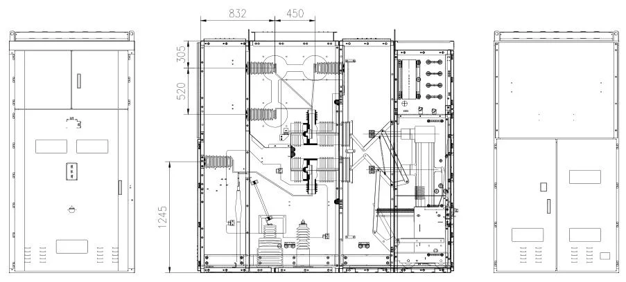 Honle Kyn61-40.5 3150A Withdrawable Metal-Clad Indoor Switchgear