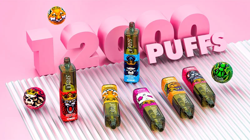 Núcleo de óleo separação 20ml Sabor de fruta isqueiros de Cigarro Eletrônico Alibaba Puff Distribuidores Sidia Puffs 12000