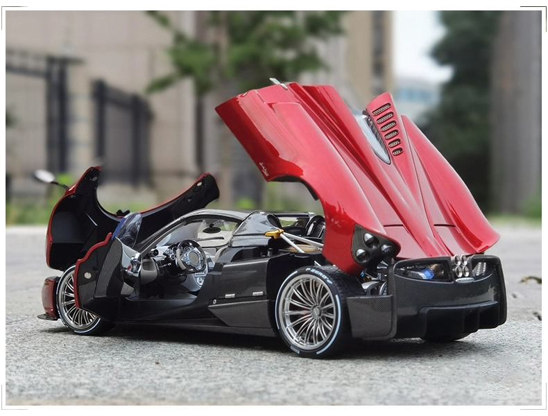 Yose 1: 18 Pagani Fengshen Huayra Roadster Convertible Huaya Alloy نموذج السيارة