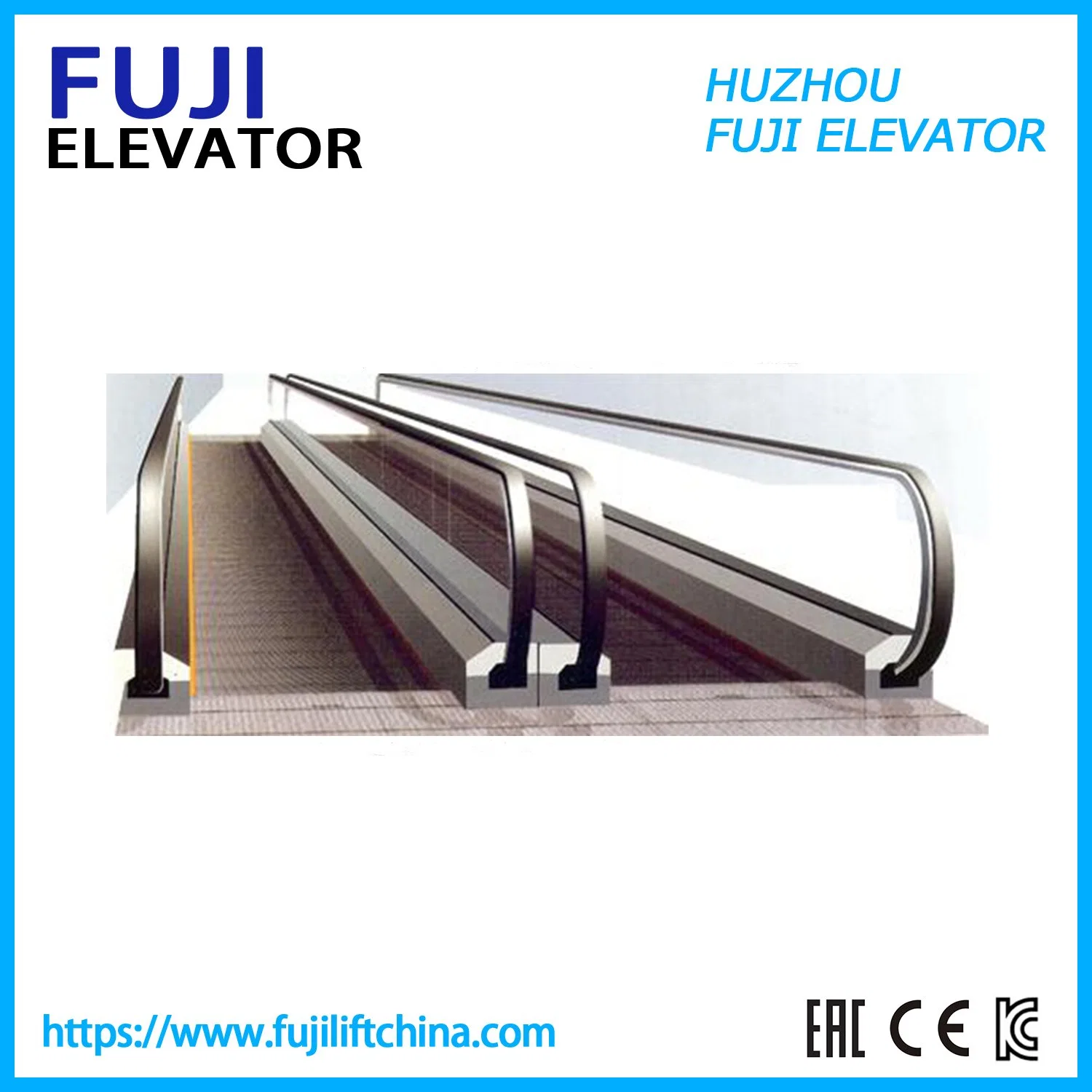 Indoor Commercial Inside Outside FUJI Vvvf Moving Walk and Travelator Escalator with Control