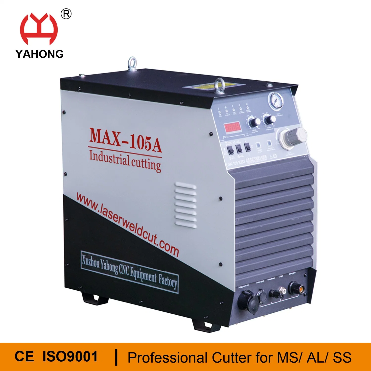 105A baixa freqüência de ar do Inversor Industrial Metal Plasma Cutter 200UM 300A 400A com Chiller de Agua