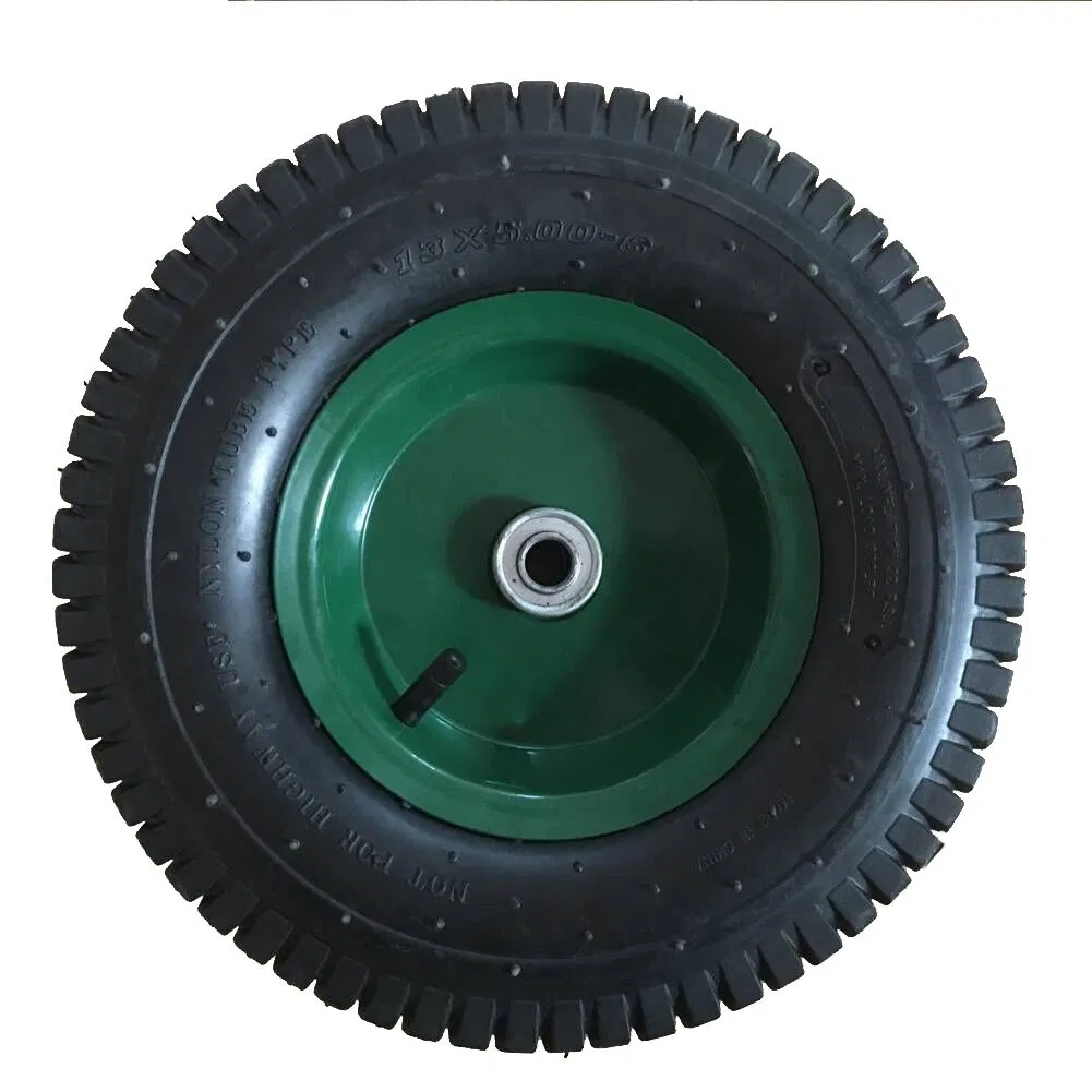 5.00-6 Rubber Wheel 13X5.00-6" Pneumatic Air Filled Lawnmower Tire