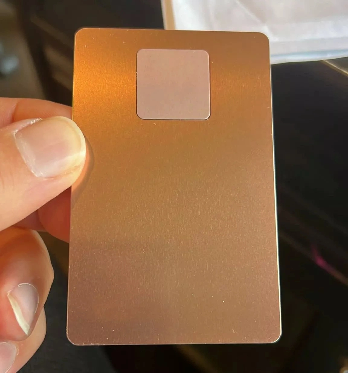 El lujo de metal NFC Tarjeta visitan Nombre de la tarjeta Card