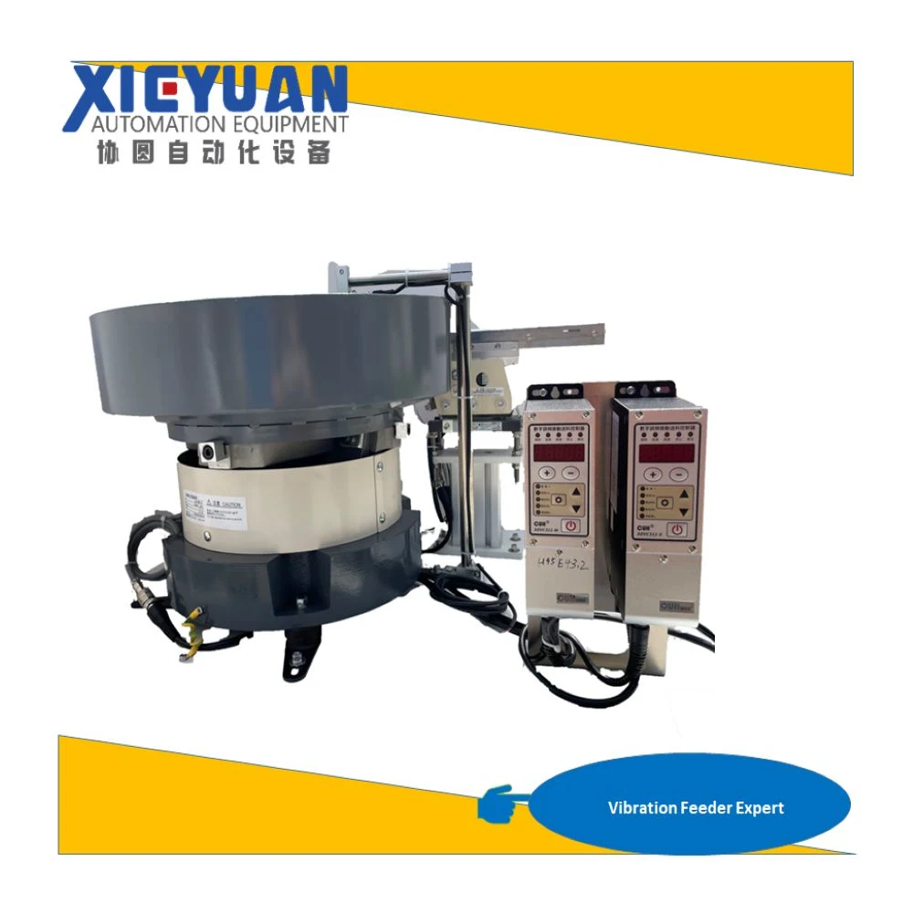 New Design Electromagnetic Customized Small Vibrating Bowl Feeder and Hopper One Body for Auto Parts Brake Pad