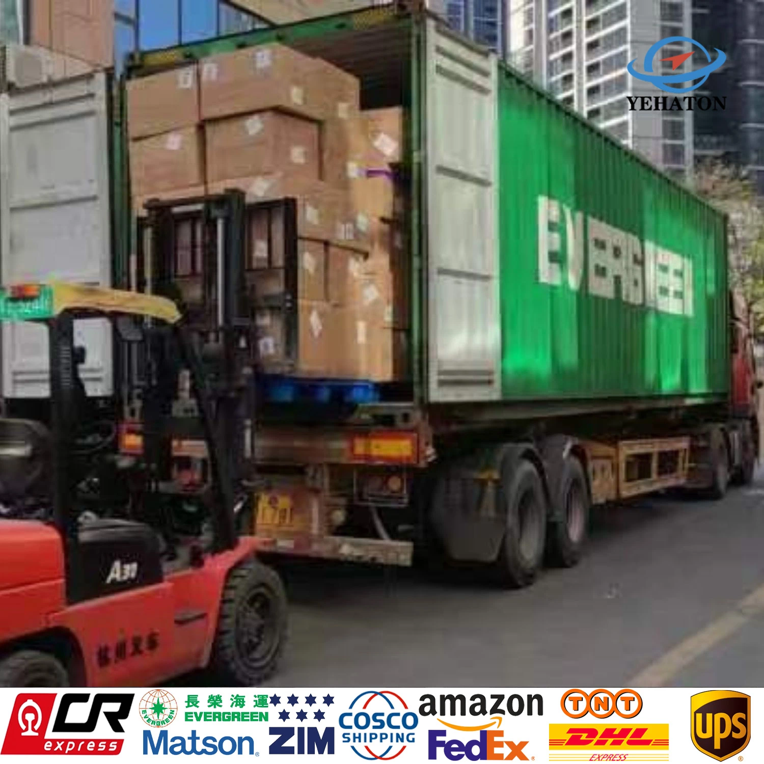 DDP Amazon Versand Logistik Agent Service Frachttarife China Seefracht Spediteur Transport nach Deutschland Frankreich UK US Kanada