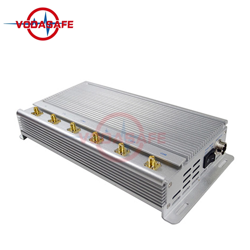 6 Antennas 2g 3G 4G WiFi GPS Lojack VHF UHF Mobile Phone Signal Jammer Jamming 30 M Spam Call Blocker