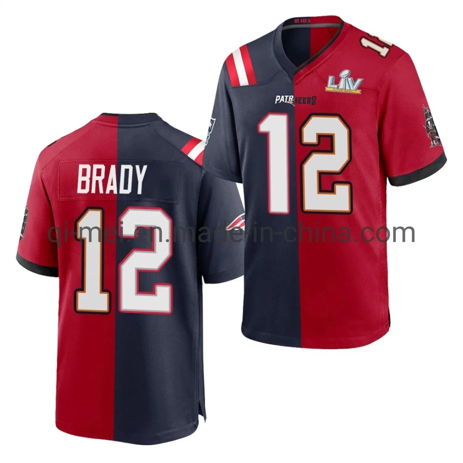 2021 Super Bowl LV Champions Tom Brady Buccaneers Home Away Alternative Fußballtrikots