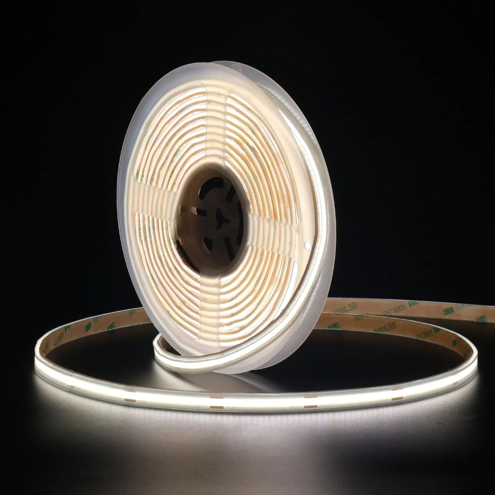 Factory Price 320LED Clip 8mm 12V Flexible COB LED Strip Fita LED