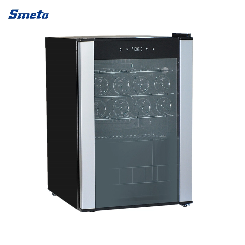Smeta OEM Cheap Refrigerator Electric Compressor Fridge Wine Cooler with Lock