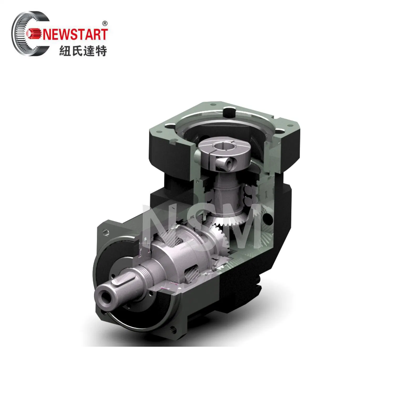 Newstart Abr060 2stage Transmission Precison Planetary Reducer Gearbox for Rexroth Motor, 0.4kw