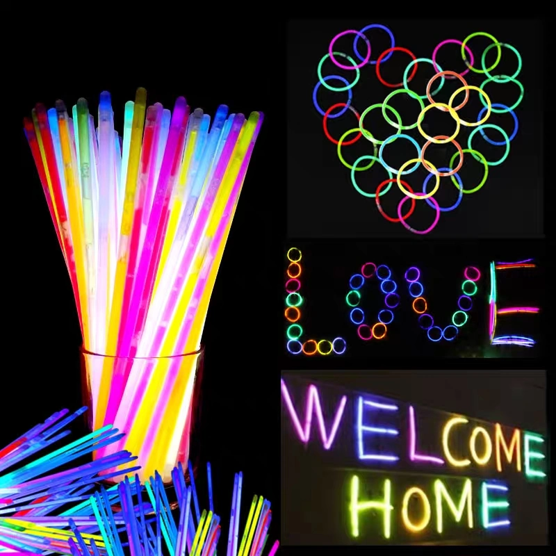 Logo Printing Flashing Effect Light Glasses Wedding Wands Favors up Easter Eggs Fishing Rod Foam Sticks LED Customized for Party Glow Stick