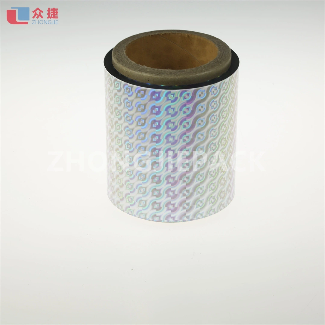 Custom Self Adhesive Metallized Plastic BOPP Holographic Lamination Film