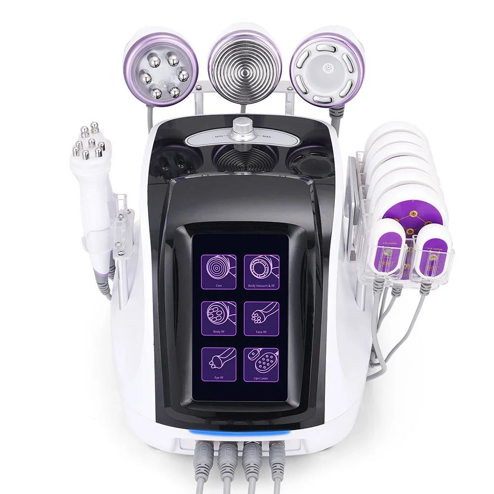 Cavitation Loss RF Skin Tightening Lipo Laser Body Slimming Vacuum Cavitation System