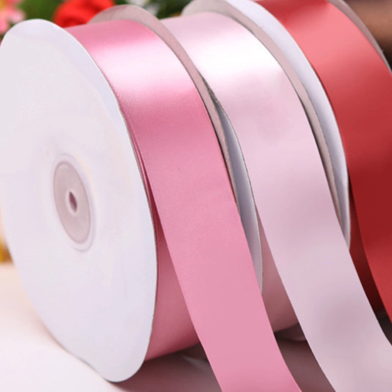 Hot-Selling Single Faced Double Faced Polyester Satin Ribbon