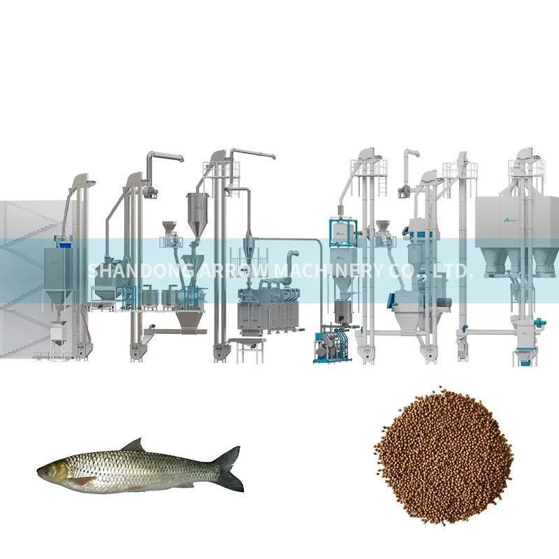 Fish Feed Processing Machine Fish Food Extruder Machine Floating Feed Making