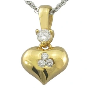 Silver Women Heart Christmas Accessories