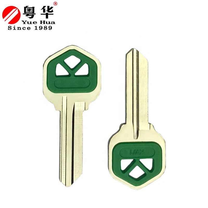 Free Sample Low Price Kw1/Kw10 Custom Color Blank Keys House Door Lock Key Nickel Plated Solid Brass with Custom Design for Lock