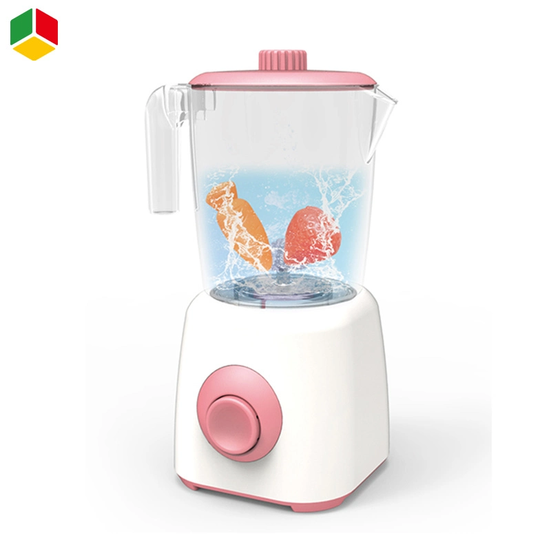 QS Maison appareil ensemble de cuisine jouet plastique jouets à piles Pink machine électronique à jus pour enfants Sprétendre Toy