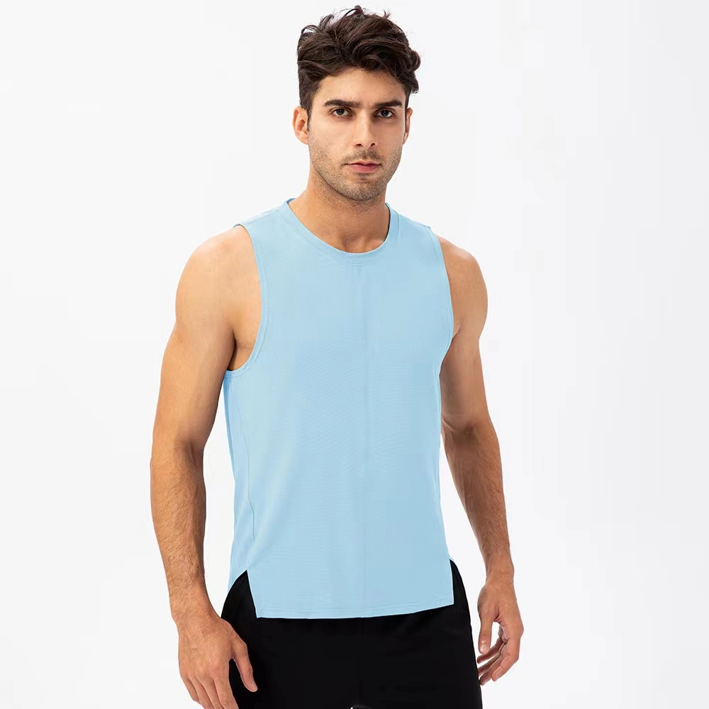 Men Sleeveless Sports Wear Gym Vest Fast Drying Top Activewear Cooling Tank Top