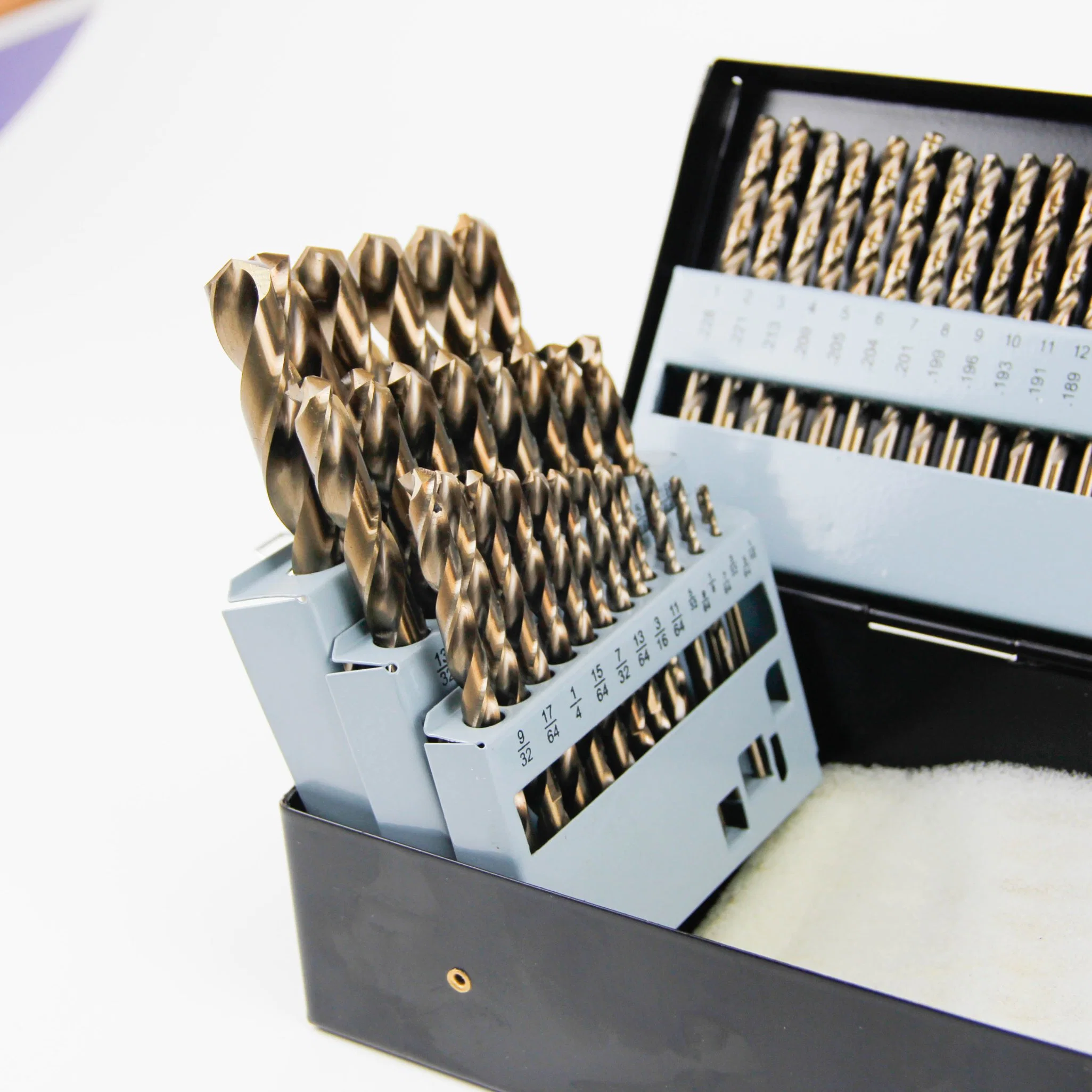 13PCS Drill Bit Set in Metal Case