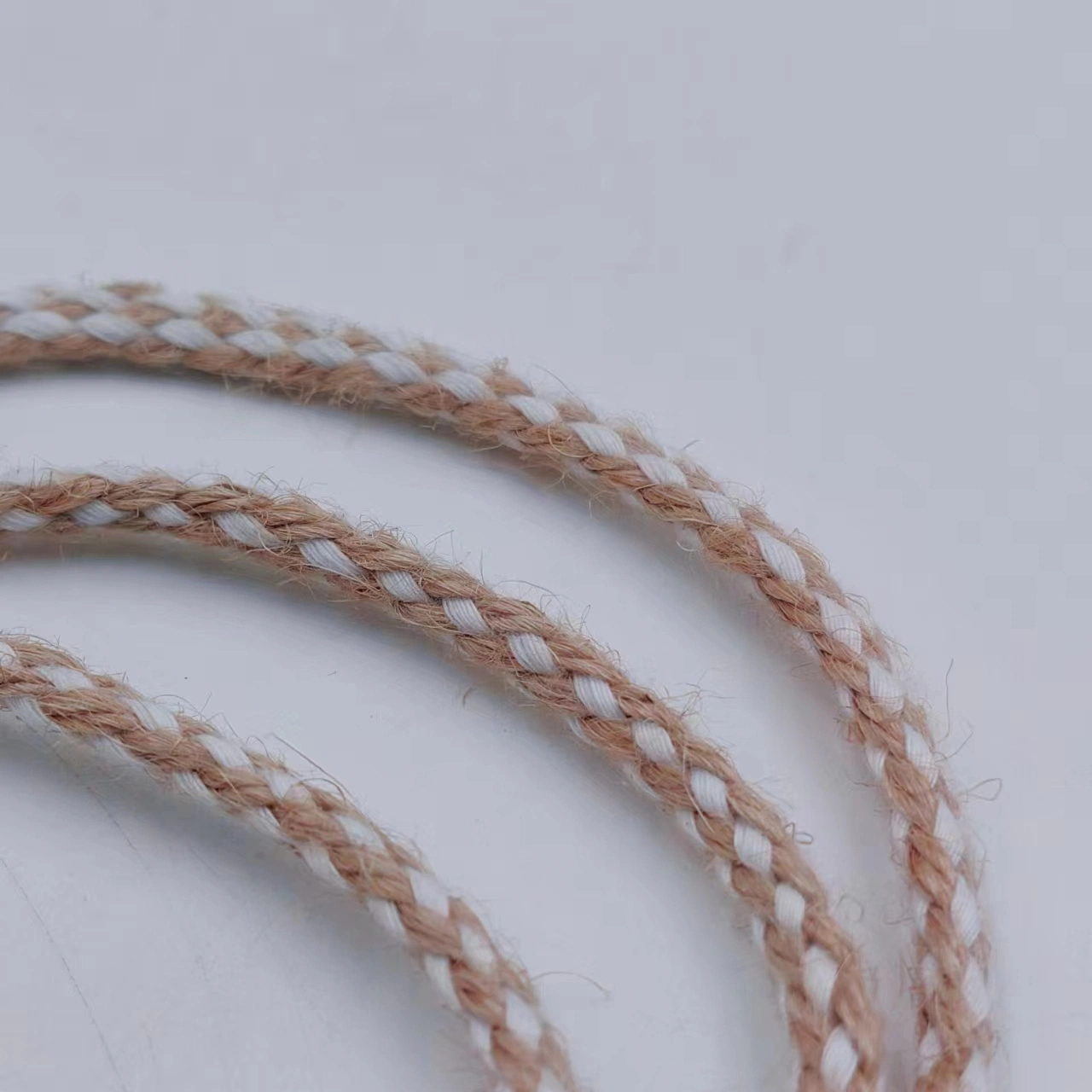 Corda de fixação pequena em algodão de 0,5 mm e Jute 8-Strand