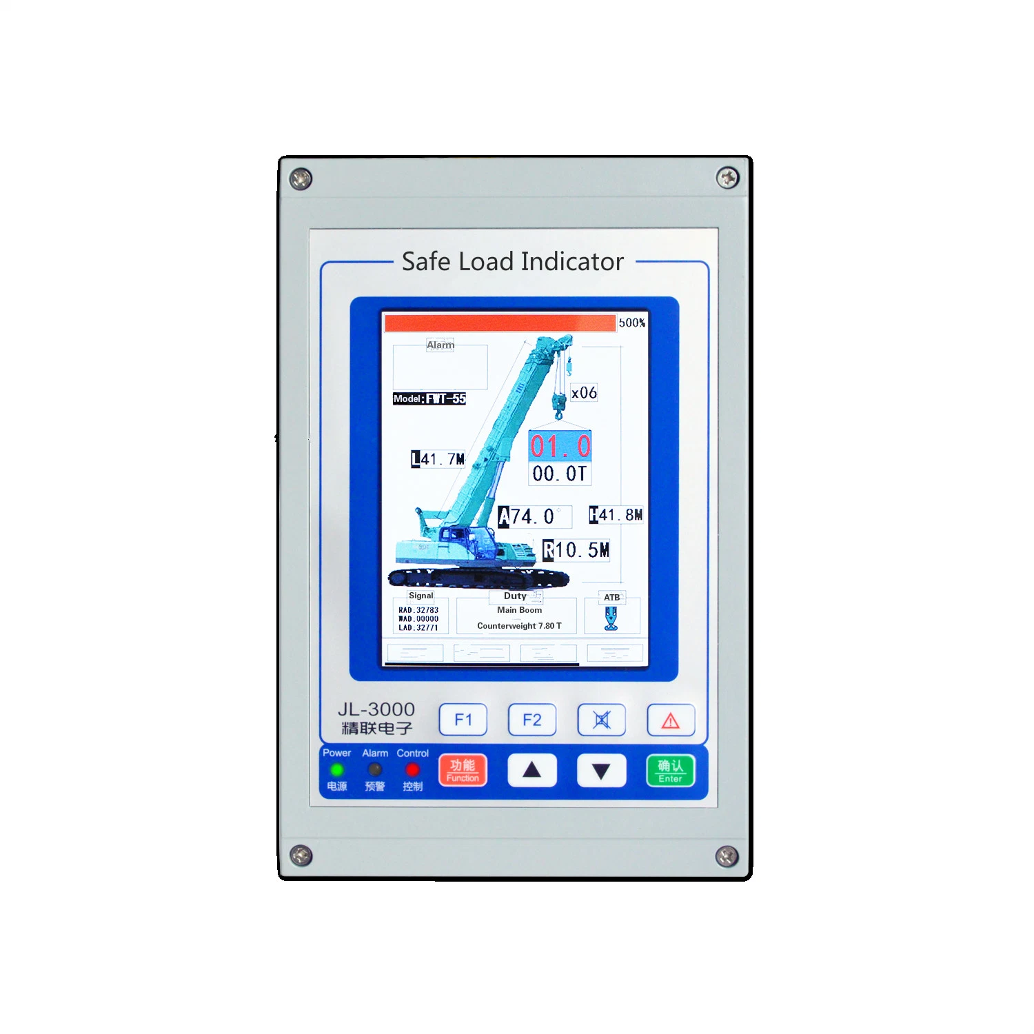 Safety Load Moment Indicator for Heavy Duty Crane Conventional Lattice Boom Crawler