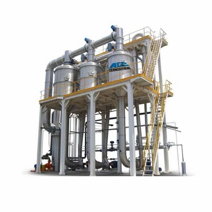 Factory Price Multi-Effect Industry Concentrator Beverage Juice Ketchup Jam Meat Sauce Honey Milk Sugar Vacuum Forced Circulation Mvr Falling Film Evaporator