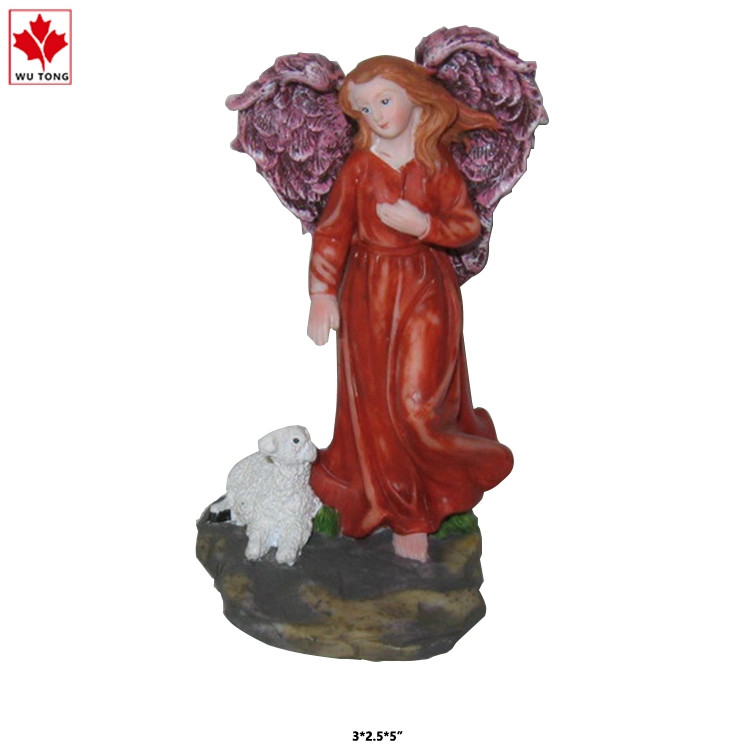 Resin Figurine Archangel Raphael Holy Figurine Religious Angel Rafael Statue Decoration