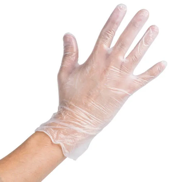 PVC Exame Blend de nitrilo sem pó Trabalho Guantes Palma de luvas de nitrilo