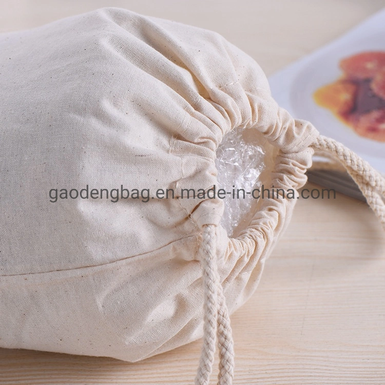 Wholesale/Supplier Personalized Colorful Custom Cotton Canvas Drawstring Bag