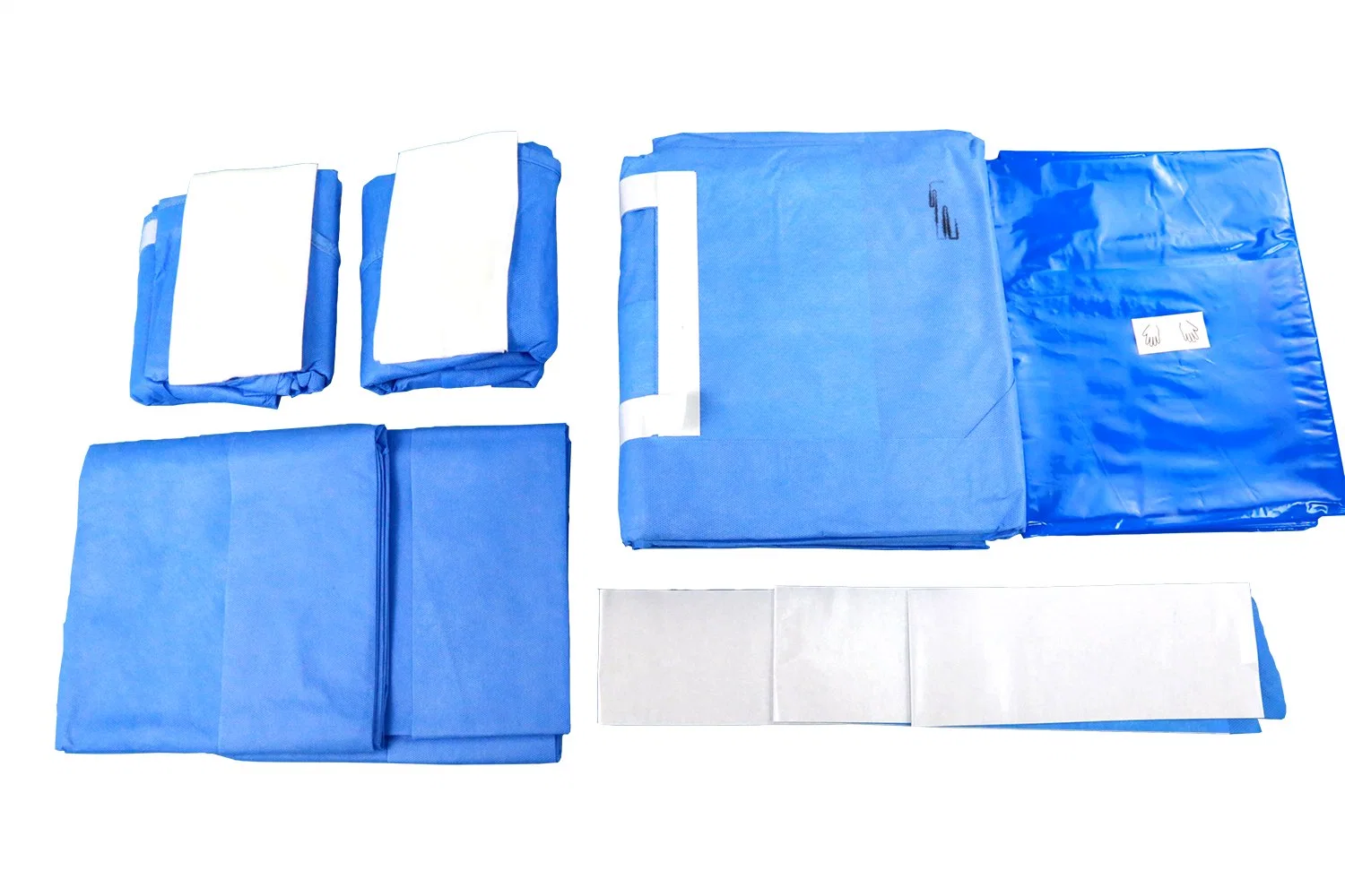 Medical Grade Non Woven Disposable Sterile Lithotomy Universal Surgical Drape Pack Set for General Surgery