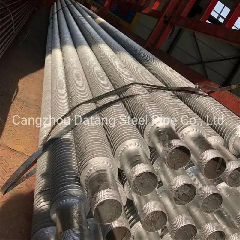 Factory Mass Production Steel Fin Tube Spiral Round Finned Pipes for Boilers Heaters Economizers, Extruded Finned Tube