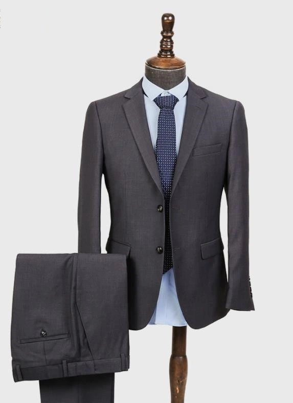 Мужские брюки′ S из 2 предметов набор Blazer более практичный лап Дизайнерский шерстяной/ полиэфирной ткани Перифсионный костюм низкой цены Оптовая продажа Aoshi Блейзер