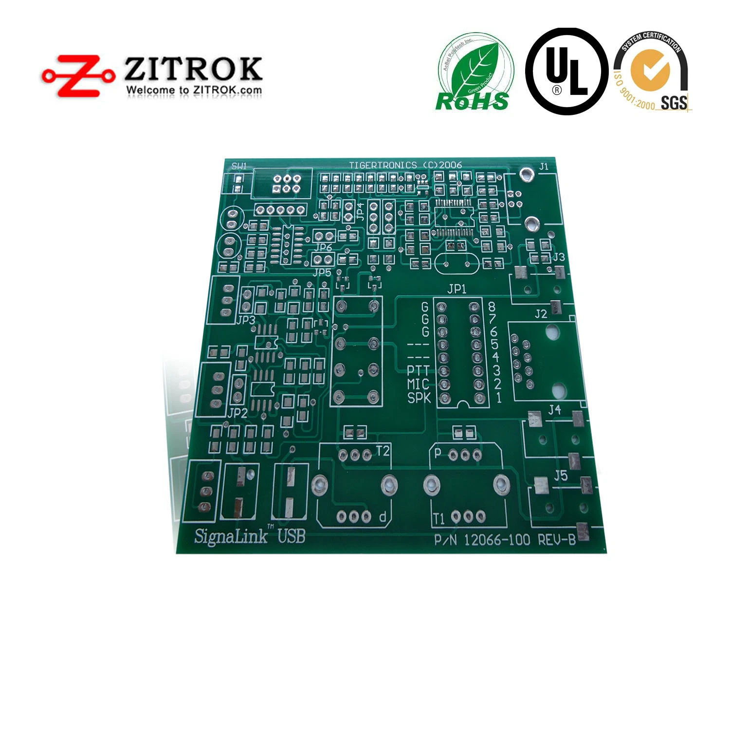 Fr4 multicapa de circuito impreso de ciegos y los agujeros enterrado de oro de inmersión de PCB HDI.