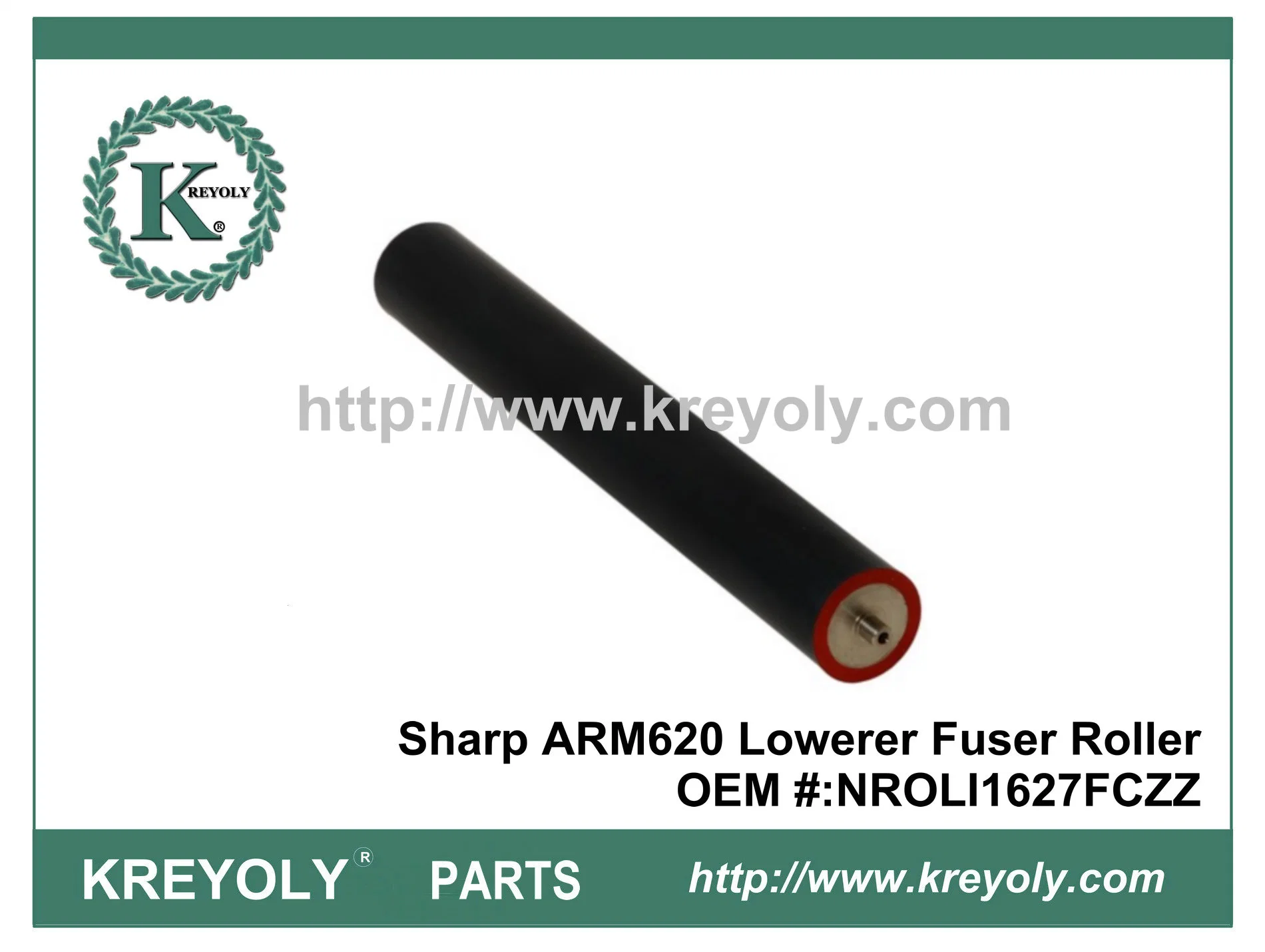 Cost-Saving Compatible NROLI1627FCZZ Lower Fuser Pressure Roller for Sharp